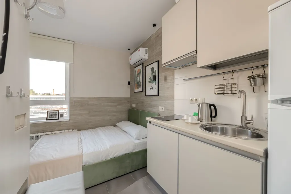 Квартира Квартира Уютная студия у метро, всё для комфортного проживания — Москва