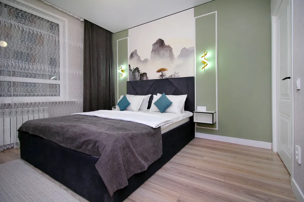 2-комнатная квартира с 2 раздельными спальнями с дизайнерским ремонтом