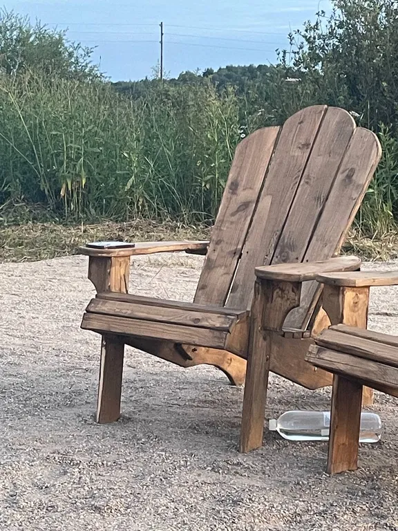 Атмосферный дом со всеми удобствами, панорамным окном и кондиционером