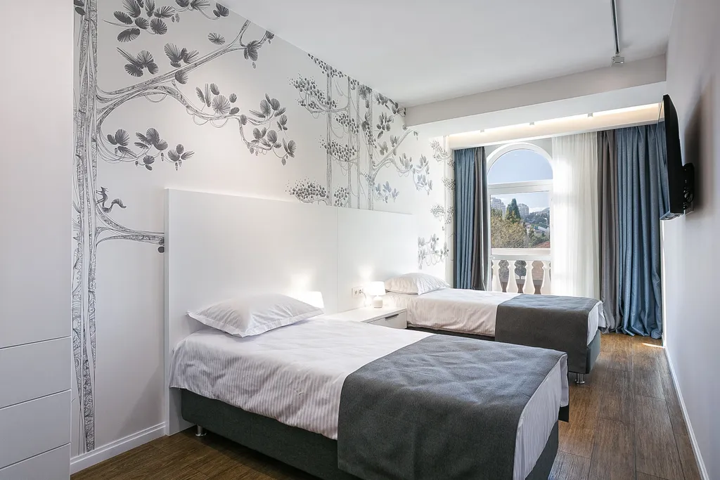 Двухкомнатные апартаменты премиум с 3 террасами