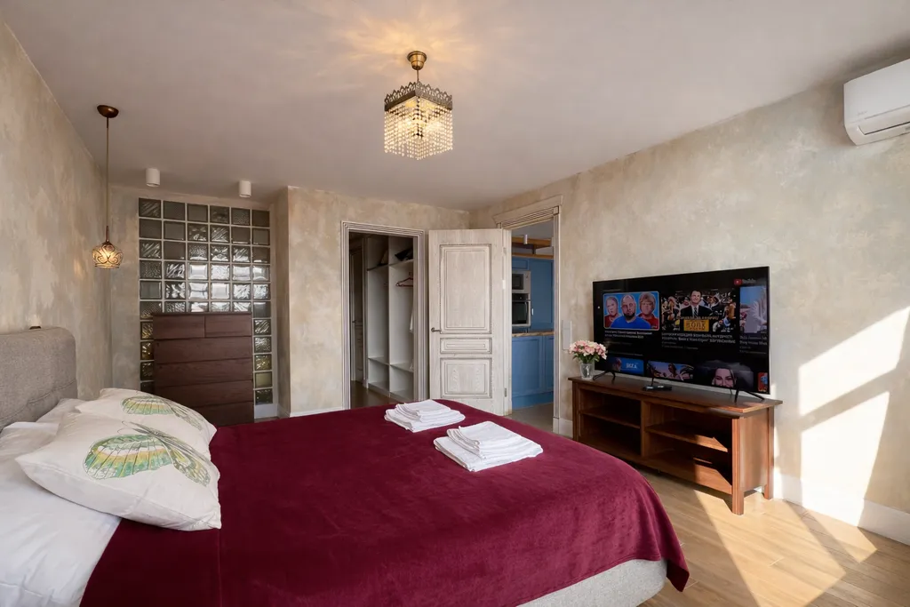 Квартира Квартира Просторный апартамент с террасой напротив Павловского парка — Пушкин