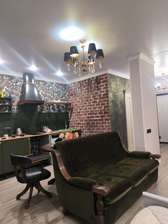 Уникальная квартира-студия в стиле ретро