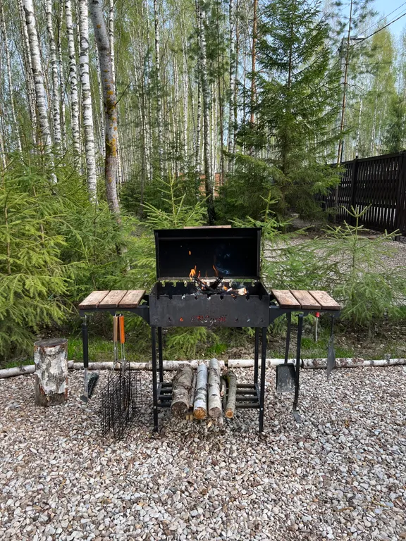 Скандинавский дом на лесном участке