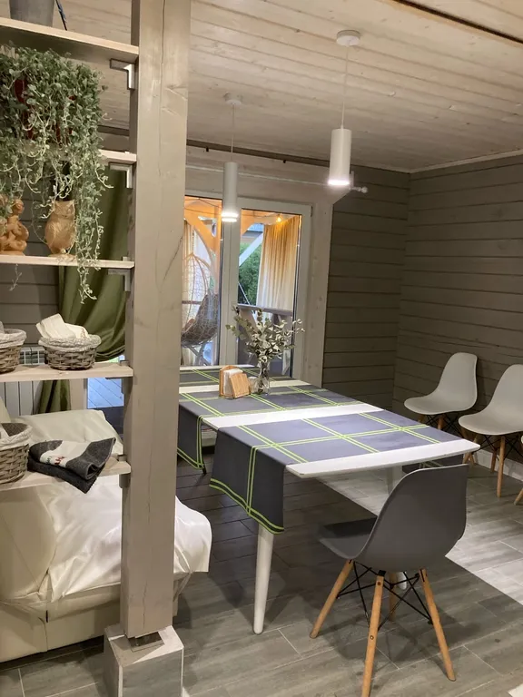 Коттедж Дом-баня с бассейном — Чална