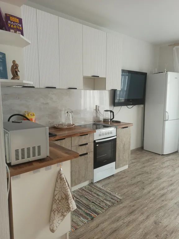 Студия+спальня рядом термы Вода /Фанпарк, Квартира с детской площадкой