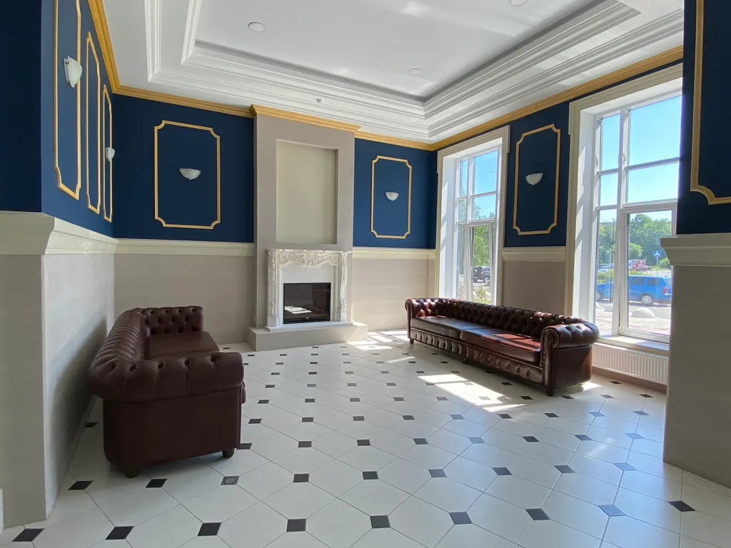 Апартаменты Riverside с панорамным окном в центре