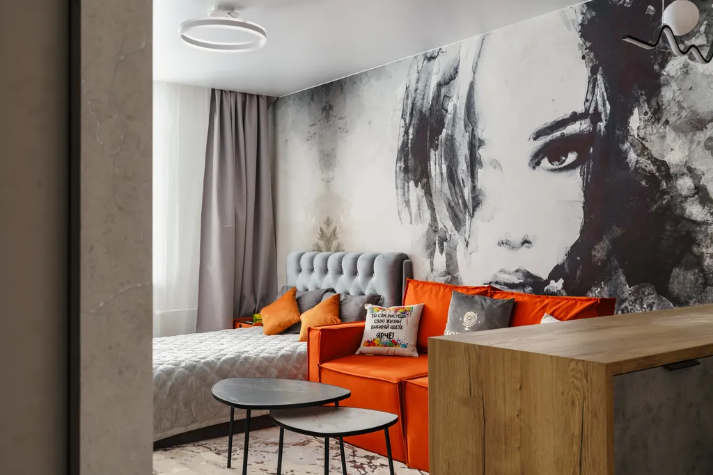 Студия с дизайнерским ремонтом в ЖК Авиатор