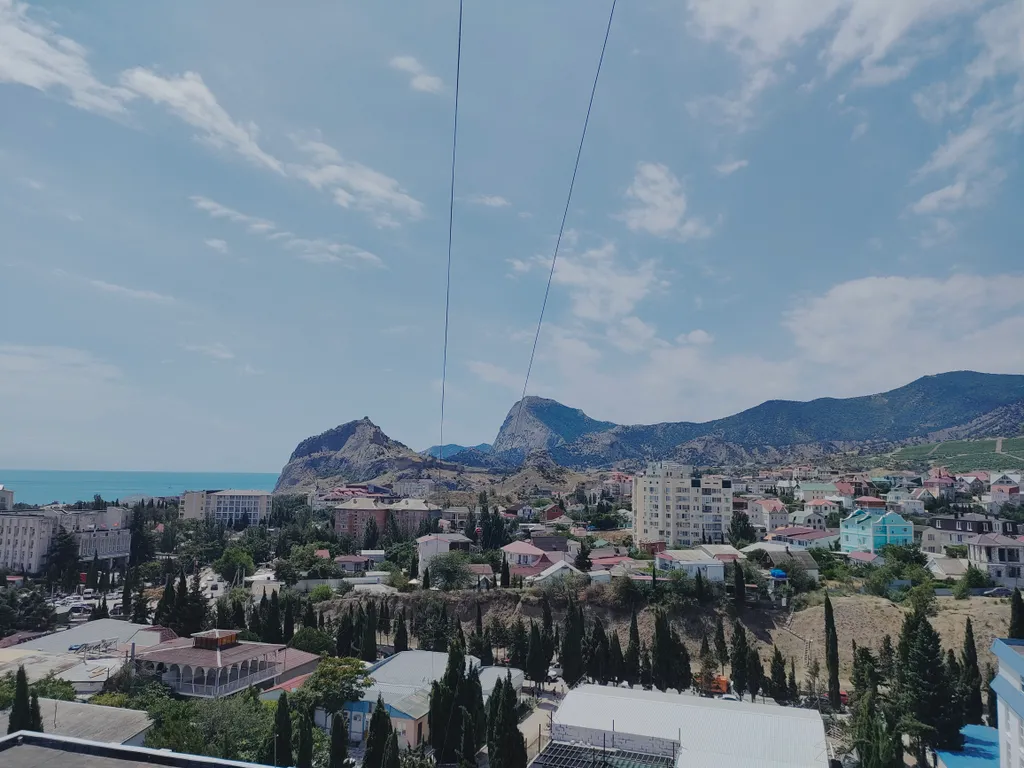 Квартира с красивым видом на море и горы