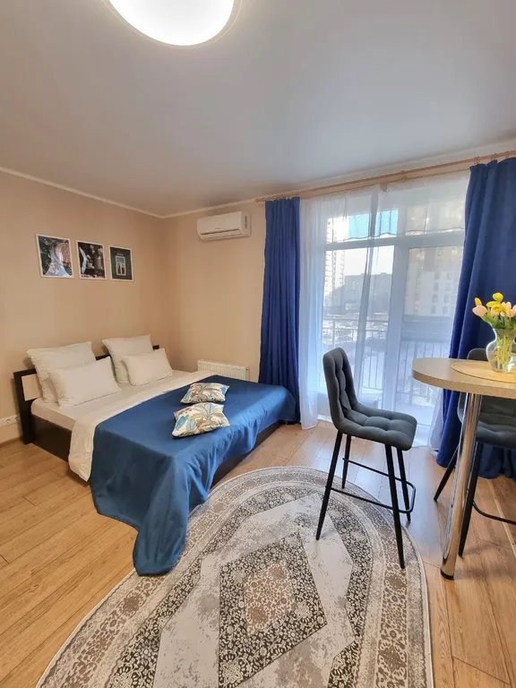 Уютная студия в ЖК "Сердце Каспия" (район Эллинга)  (Уютный Дом)