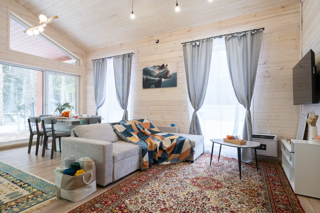 Гостевой дом у леса с чаном и сауной