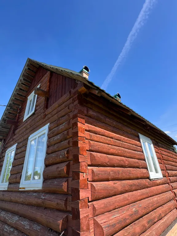 Русский дом с баней на берегу озера