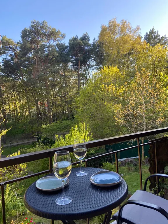 Апартамент в окружении сосен и видом на кирху