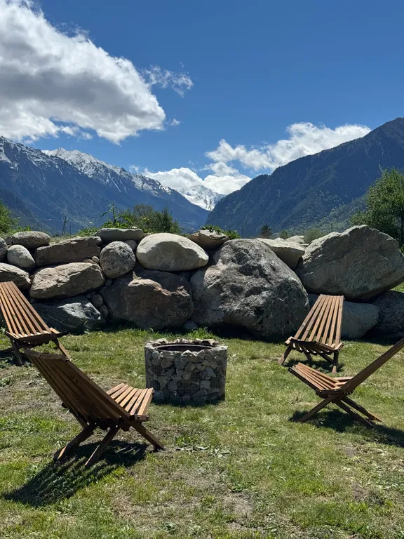 Барнхаус с шикарным видом на горы