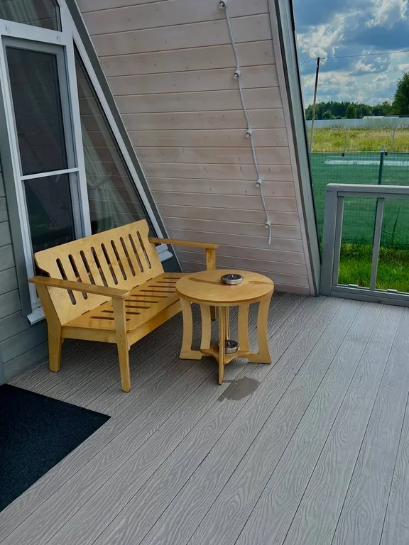 Уютный а-фрейм в деревне