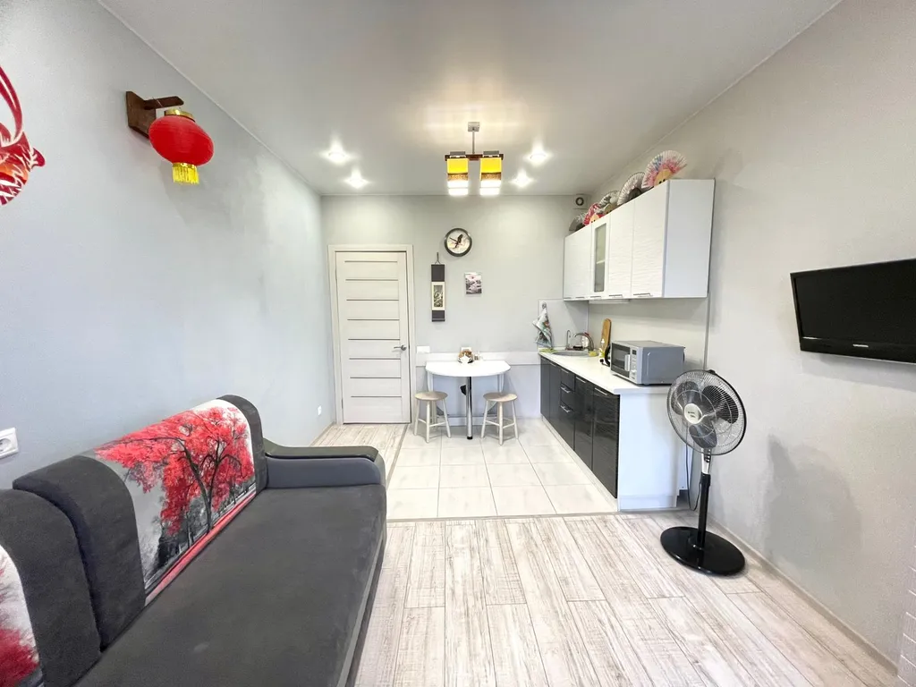 Уютная студия в тихом зелёном районе