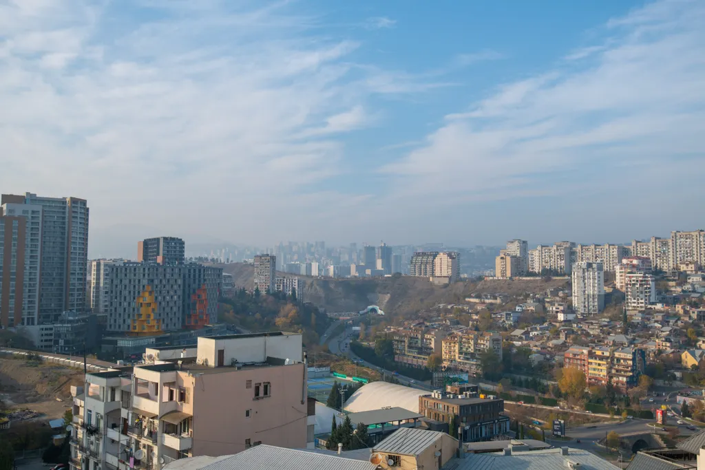 Дизайнерская квартира с панорамой Тбилиси · Ваке · Балкон · Wi-Fi