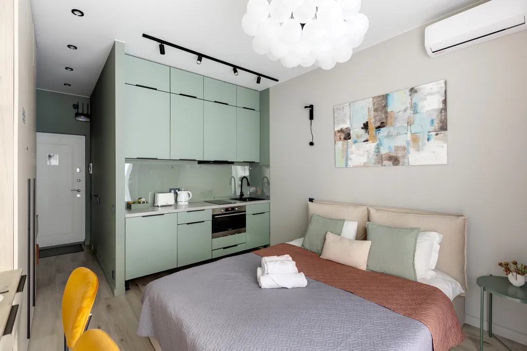 Стильная квартира-студия бриз в 15 минутах на машине от аэропорта внуково