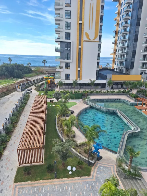 Новые апартаменты 1+1 в аренду в комплексе премиум класса Cebeci Tower