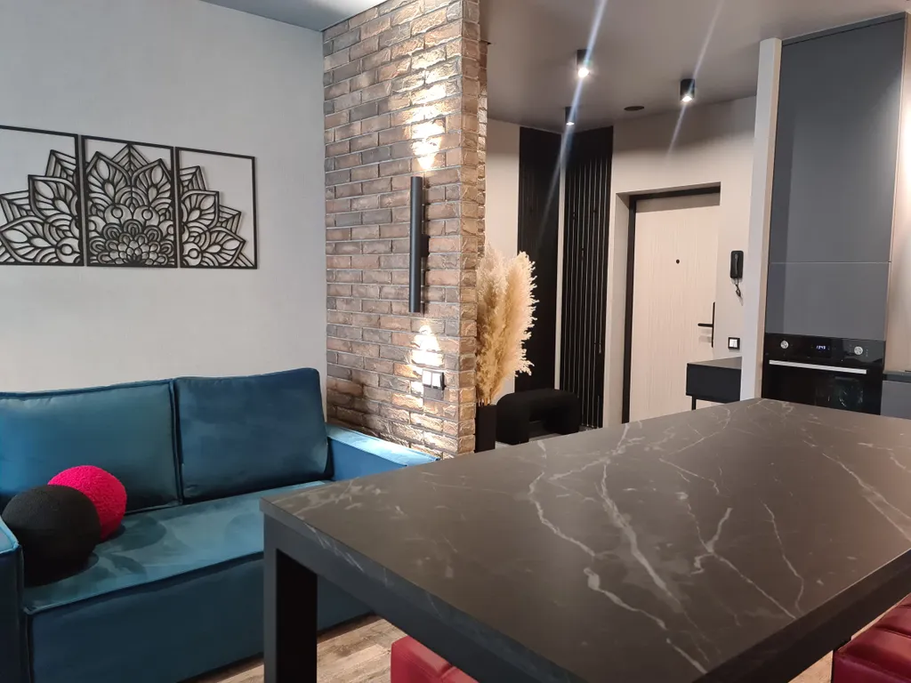 Дизайнерский Лофт с видом на закат