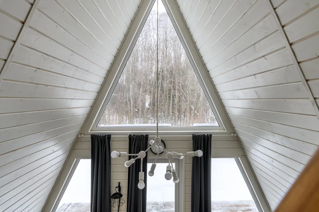 Уютный домик A-frame