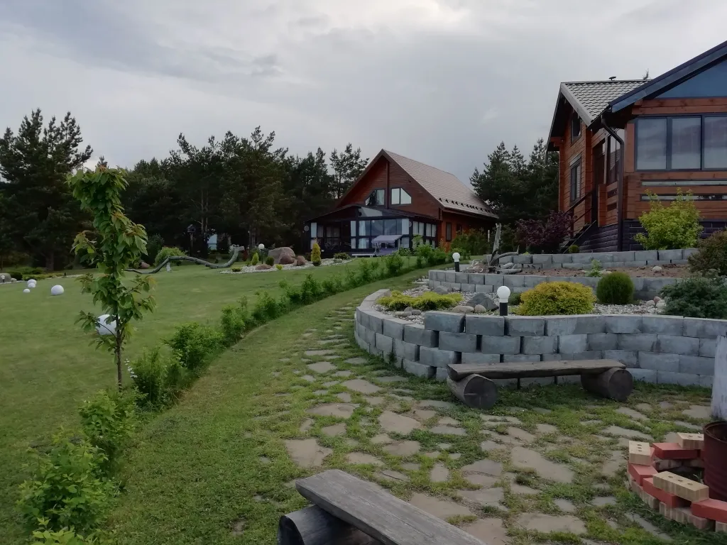 Дом-баня с видом на Волгу