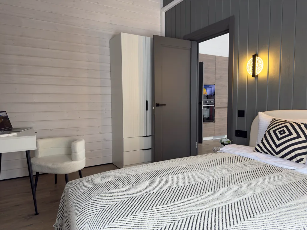 Коттедж Коттедж Новый, тёплый барнхаус с сауной и купелью — Проводник