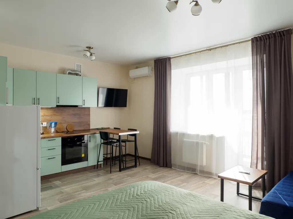 Квартира Квартира Cтудия Green apart для 1-4 гостей в 5 минутах пешком от метро Горки — Казань
