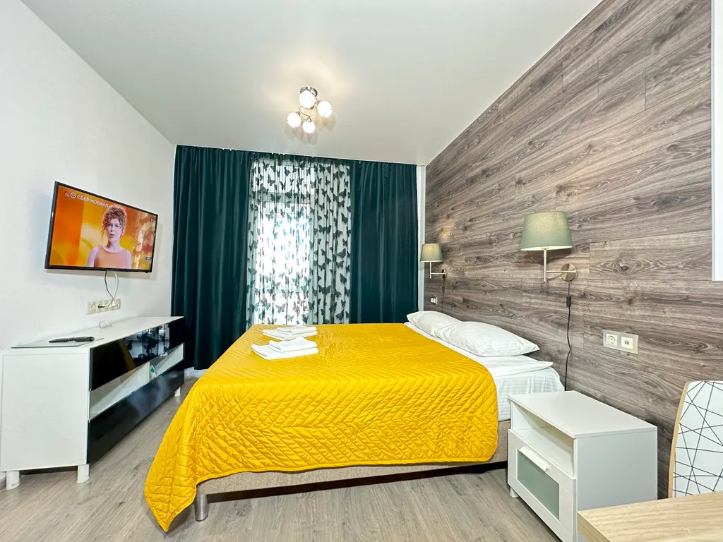 Лучший выбор для отдыха, просторная чистая студия в современном ЖК