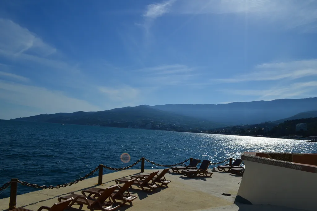 Уютная студия с видом на море