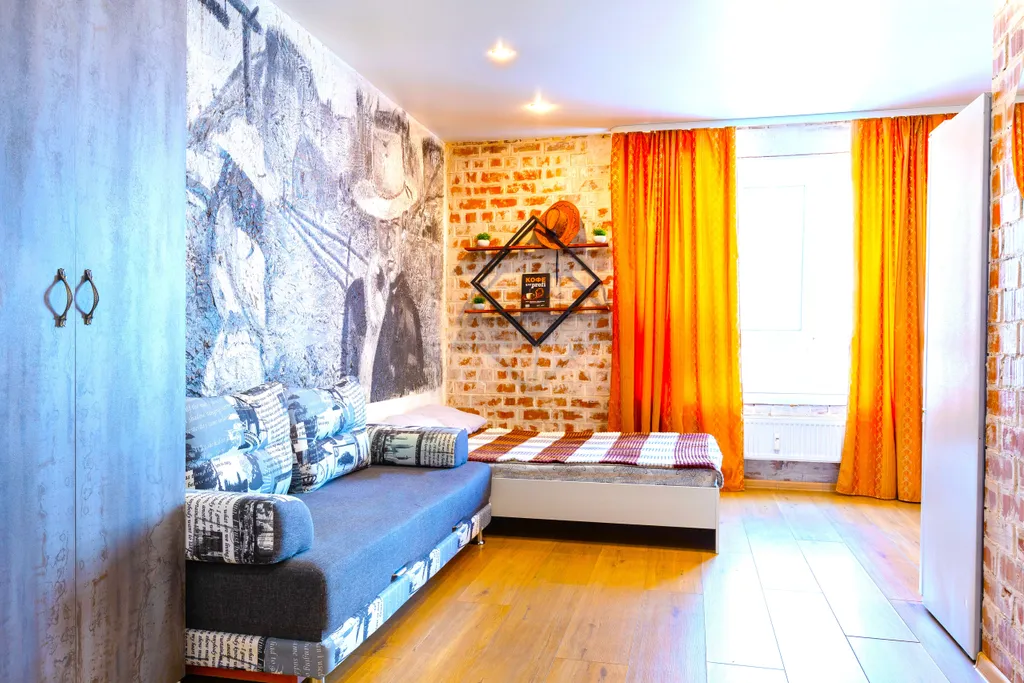 Студия в жк атлантида в ковбойском стиле