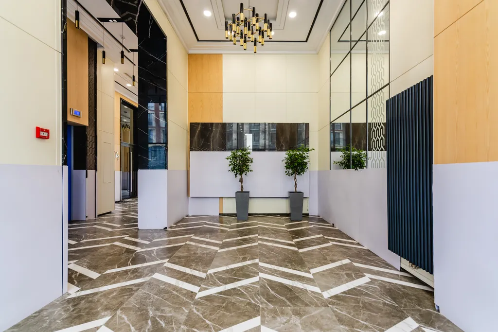 Квартира Open line amir, 2 комнаты с видом на сад — Алматы