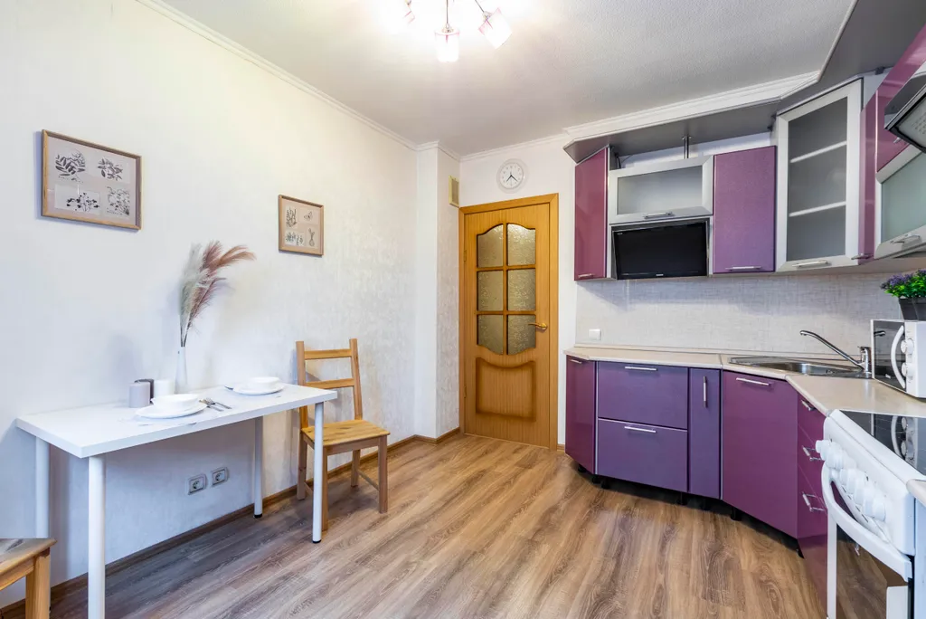 1комнатная квартира с лоджией для 4-х гостей