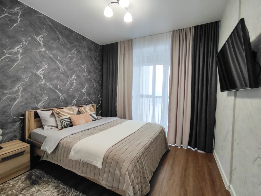 Квартира Двухкомнатная студия с красивым видом на город — аренда посуточно в Новосибирск