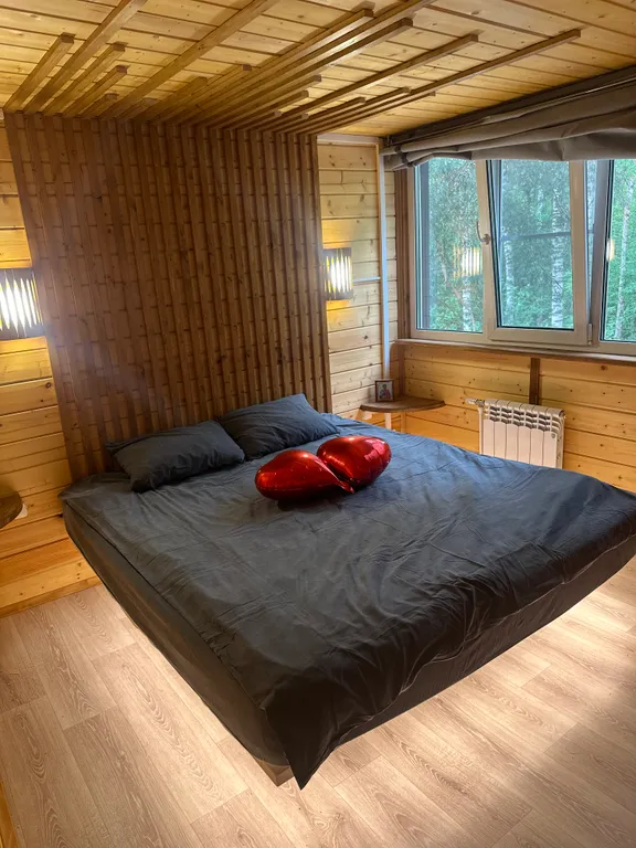 Большой дом в лесу с баней, чаном и сап бордами – для отдыха и праздника