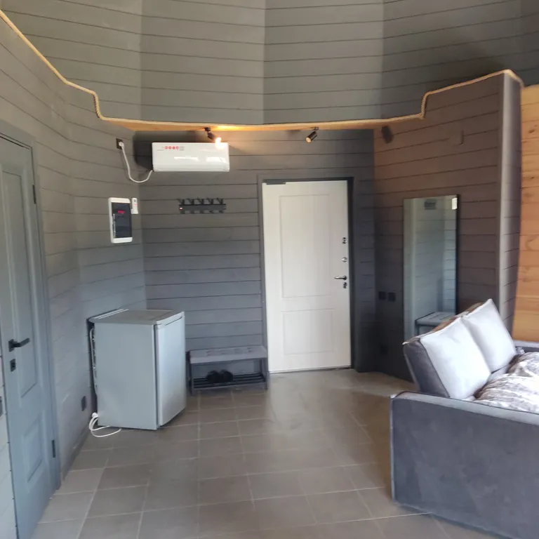 Купольный домик для семьи с чаном