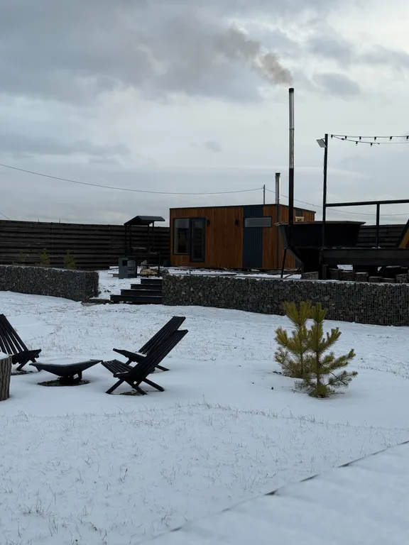 Уютный домик за городом с баней и горячим чаном