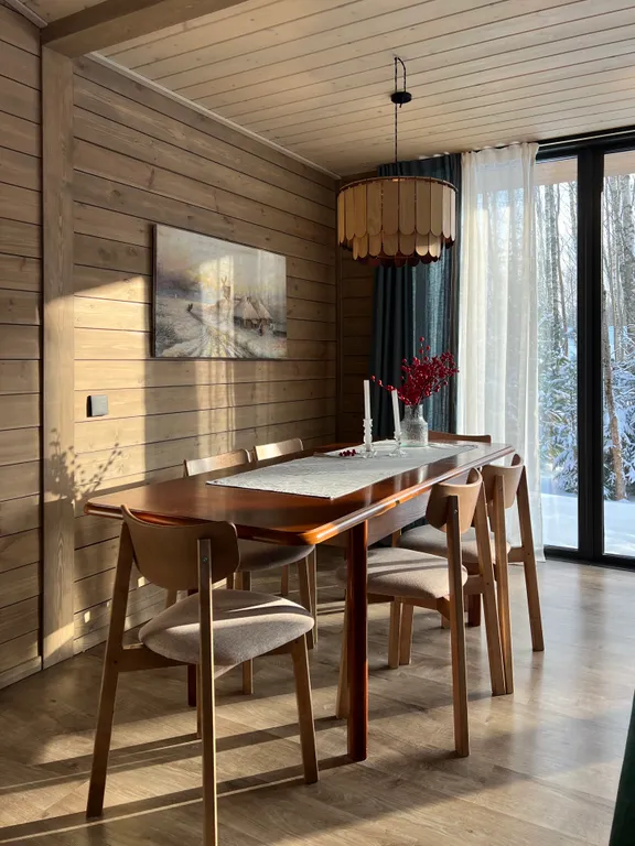 Скандинавский дом на лесном участке