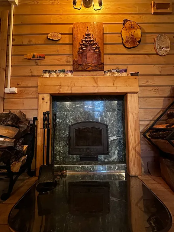 Русская усадьба с баней со швейцарским флёром