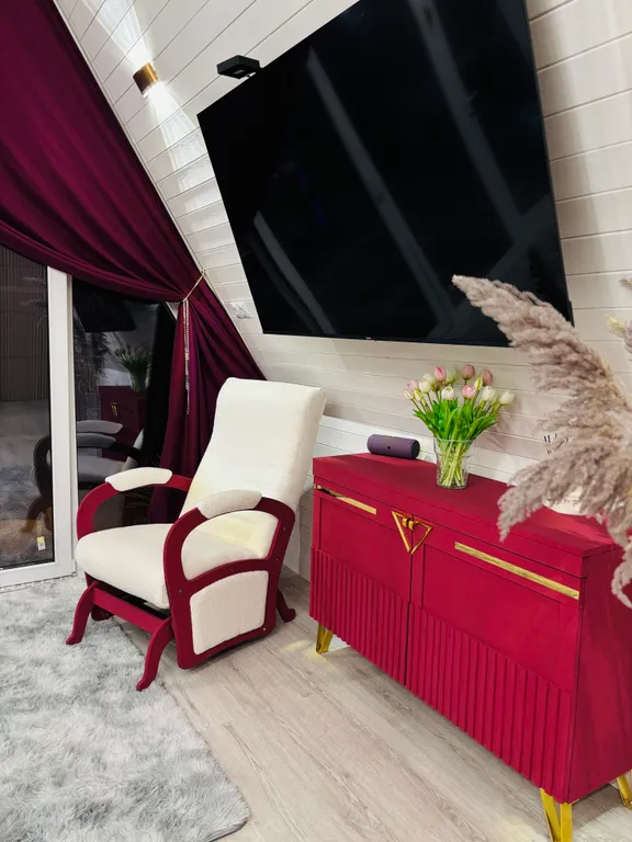 Коттедж Уютный A-frame «Облака» с видом на горы — Гостагаевская