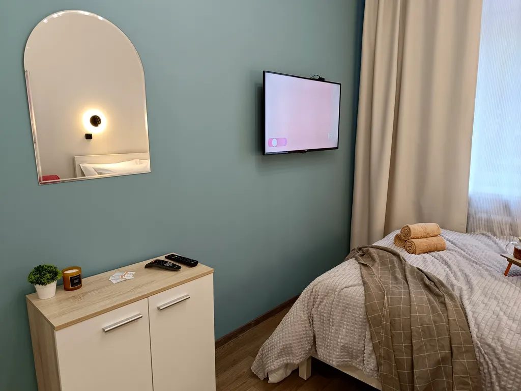 Уютная студия с дизайнерским ремонтом возле ЖД Вокзала на троих гостей