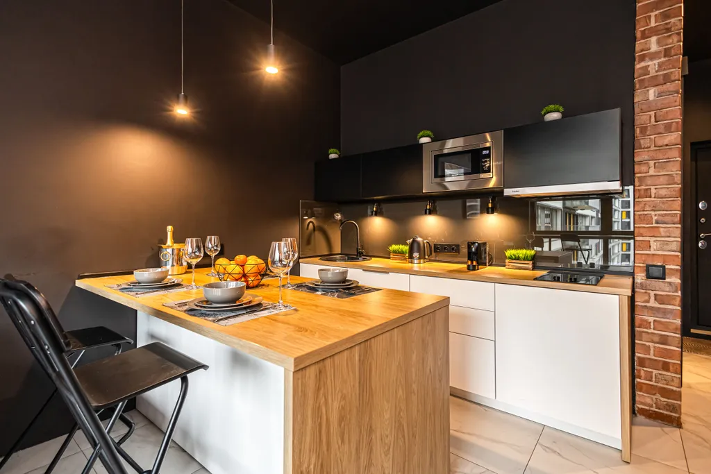 Квартира Квартира Двухкомнатный лофт с сауной в Лайнере — Москва