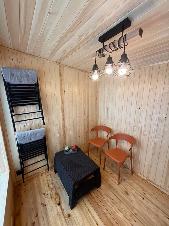 Уютный домик за городом с баней и горячим чаном