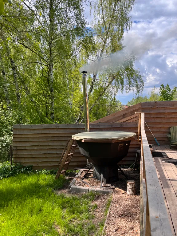 Треугольный домик Василево с баней и чаном