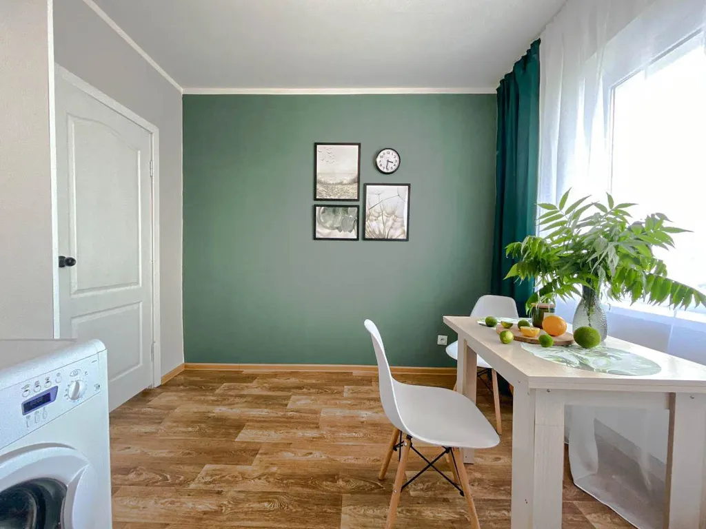 Квартира комфорт-класса Зелёный сканди