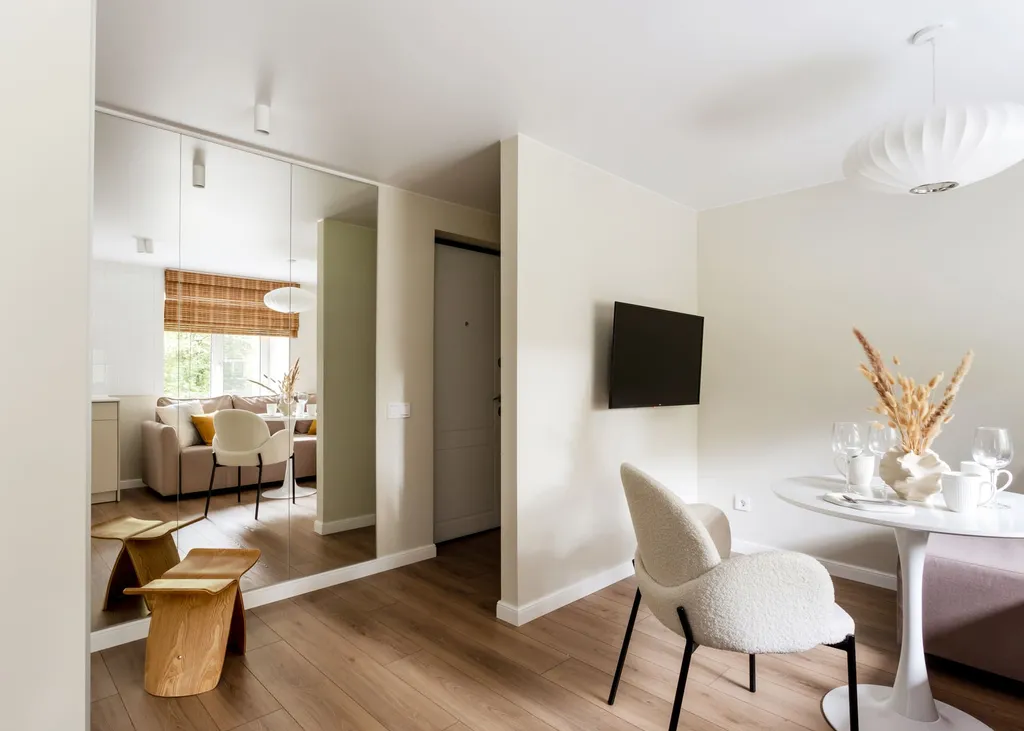 Уютная студия с дизайнерским ремонтом