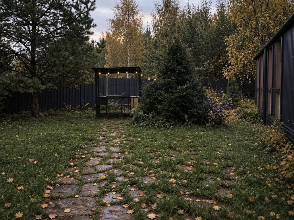 Осень в YarHome Шале | горячая купель под открытым небом