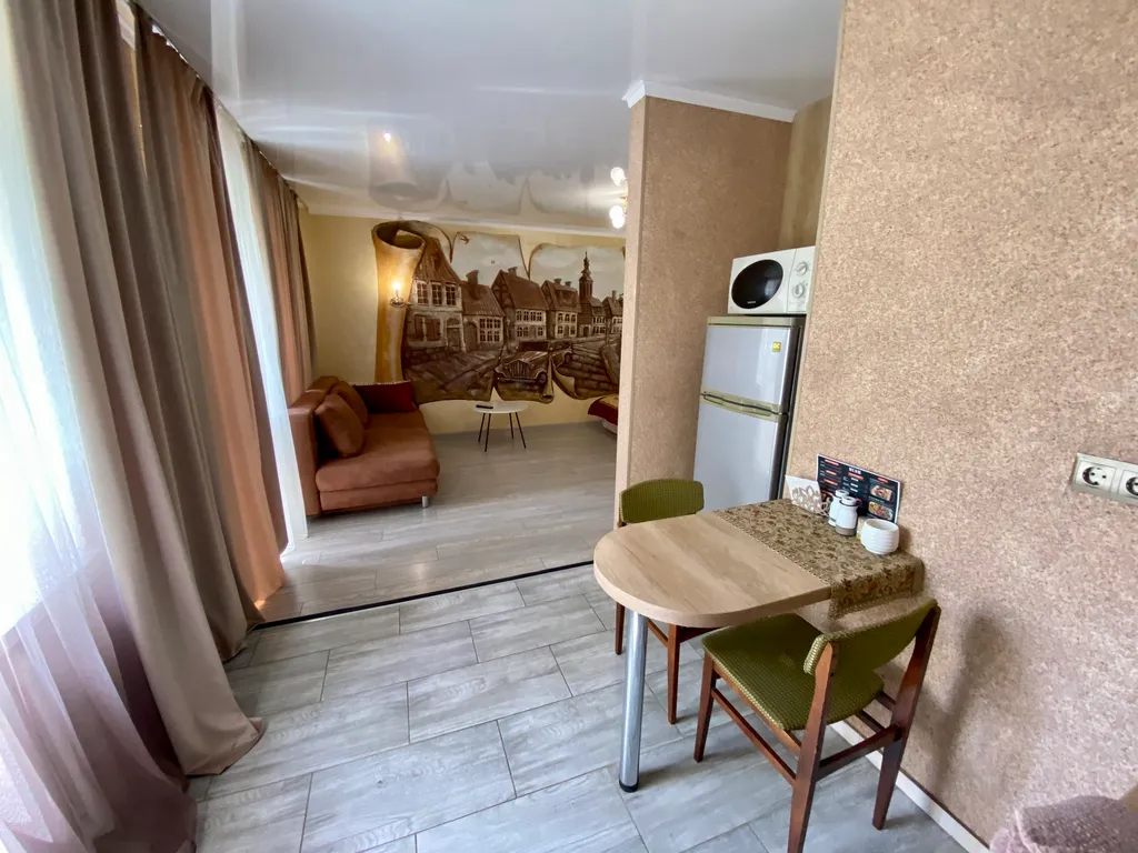 Квартира-студия с дизайнерским ремонтом