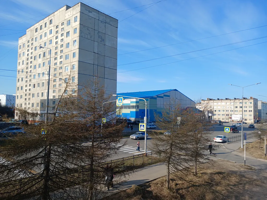 Многоместная комфортная квартира с балконом