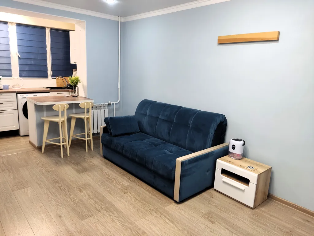 Светлая и чистая студия с новым ремонтом