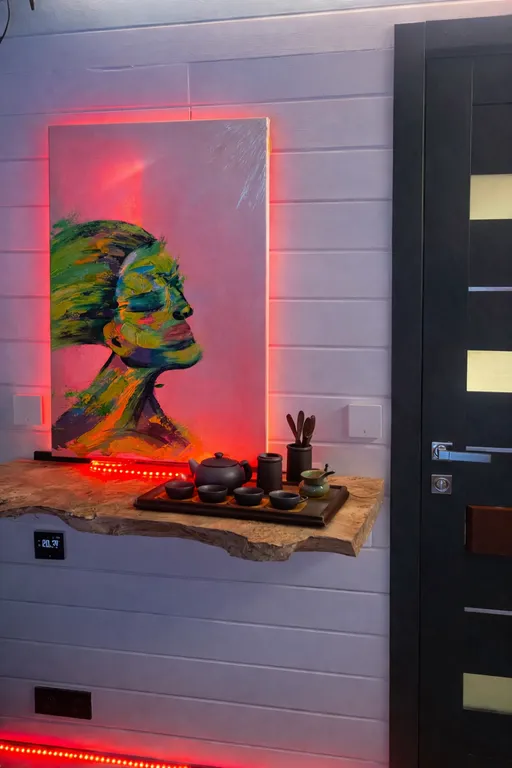 Арт-баня дюпло возле реки в окружении реликтового леса